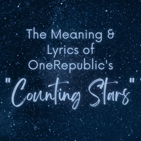 come on make me feel alive lyrics|counting stars lyrics meaning.